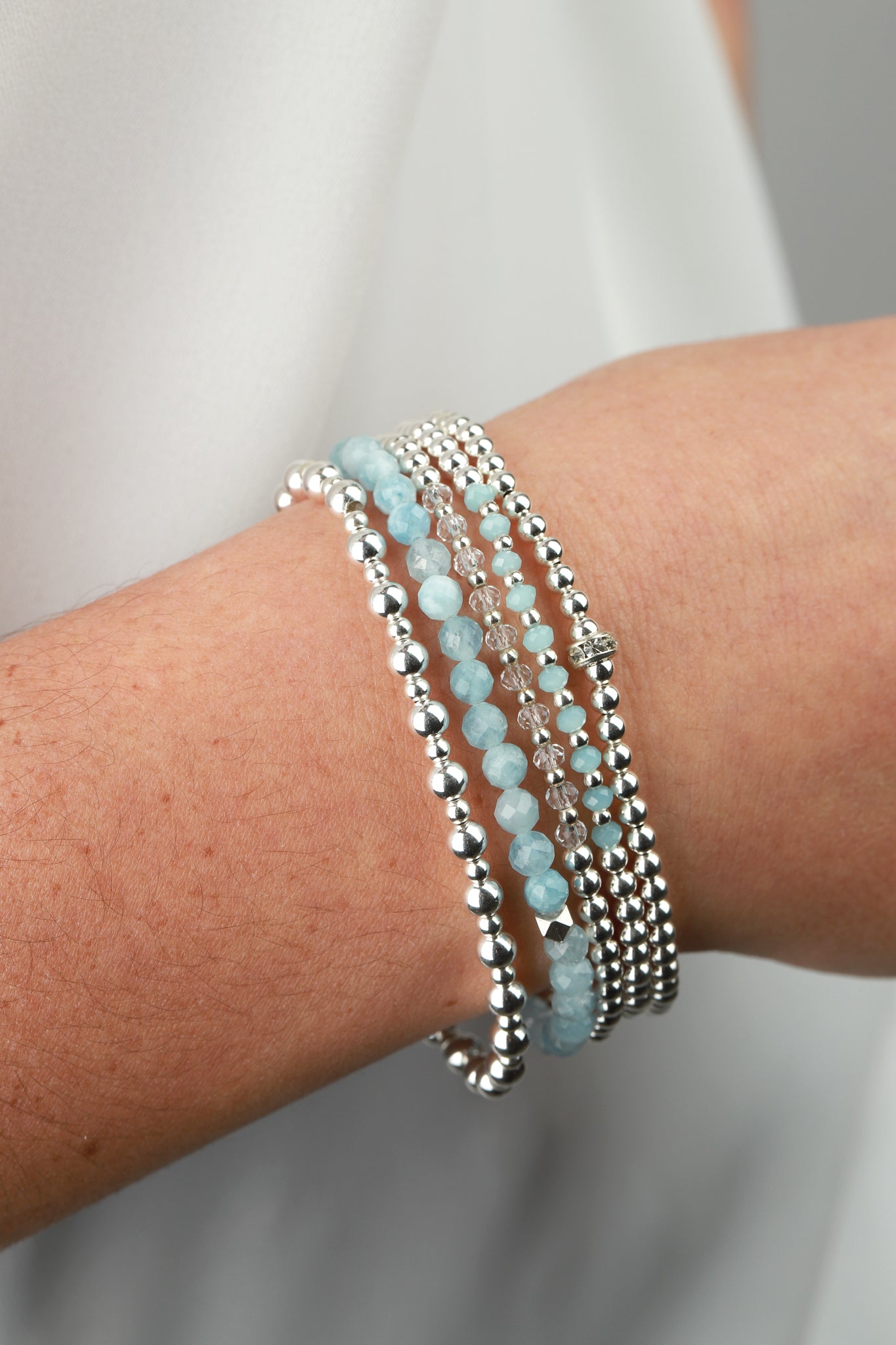3mm Cubic Zirconia Rondelle Bracelet