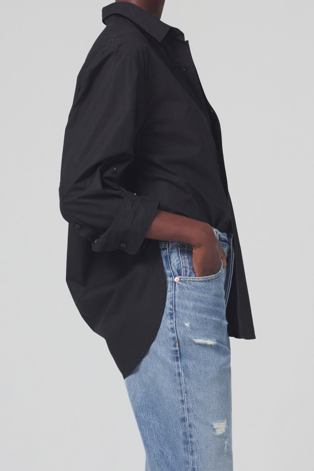   Citizens-of-Humanity-Kayla-Shirt-Black