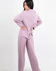 Eberjey-Gisele-Long-PJ-Set-Amethyst-Ivory