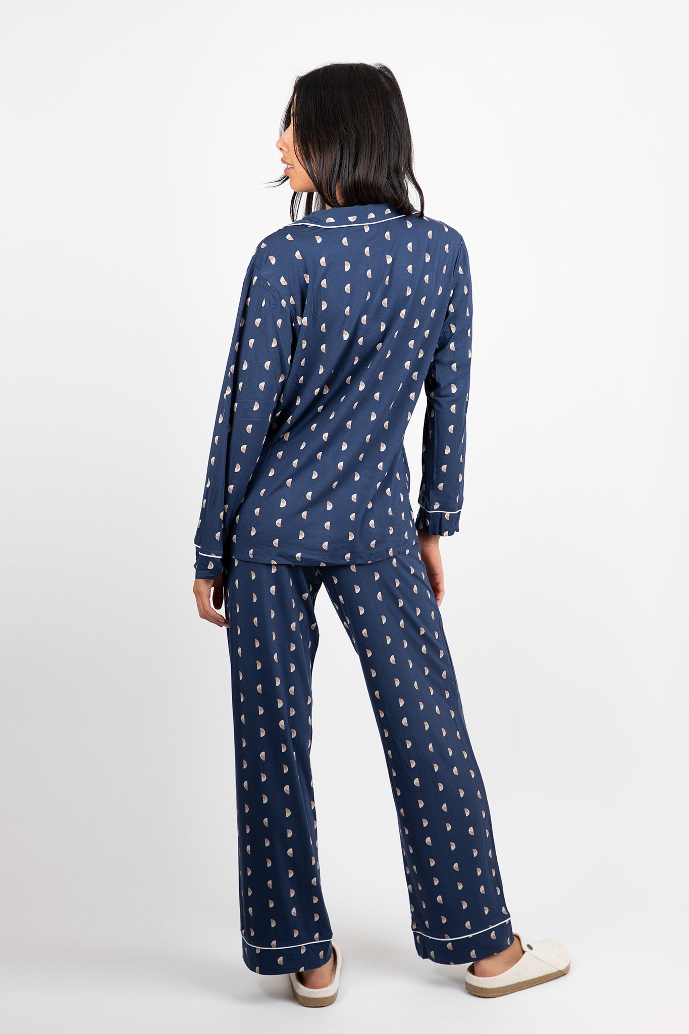 Eberjey-Gisele-Long-PJ-Set-Moonlight-Navy-Ivory
