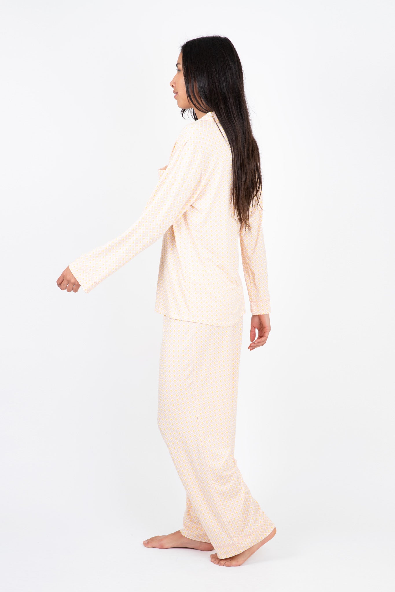 Eberjey-Gisele-Printed-TENCEL-Modal-Long-PJ-Set-Geo-Tile-Rose-Cloud-Rose-Cloud
