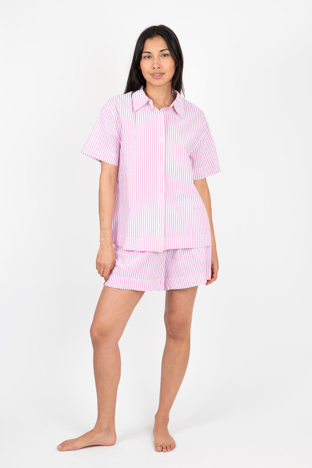 Eberjey-Organic-Sandwashed-Cotton-Printed-Short-PJ-Set-Rose-Cloud-Stripe