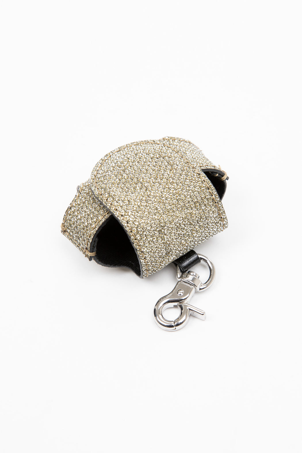Ganni-Banner-Glitter-Airpods-Pro-Case-Gold
