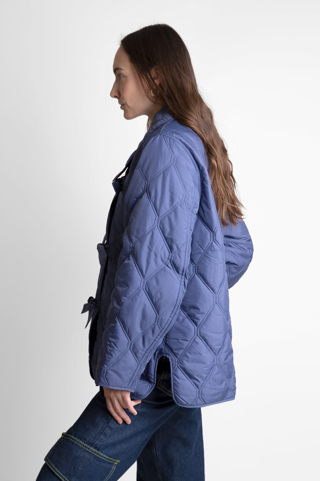 Ganni-Ripstop-Quilt-Coat-Gray-Blue
