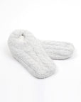 Lemon-All-Over-Cable-Slipper-Grey