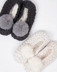 Lemon-Popcorn-Pom-Pom-Ballerina-Slipper-Carbon