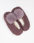 Lemon-Popcorn-Pom-Pom-Ballerina-Slipper-Plum