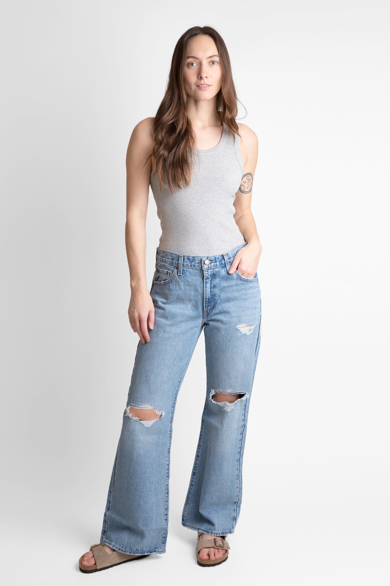 Levis-Baggy-Bootcut-Jeans-Flea-Market-Find