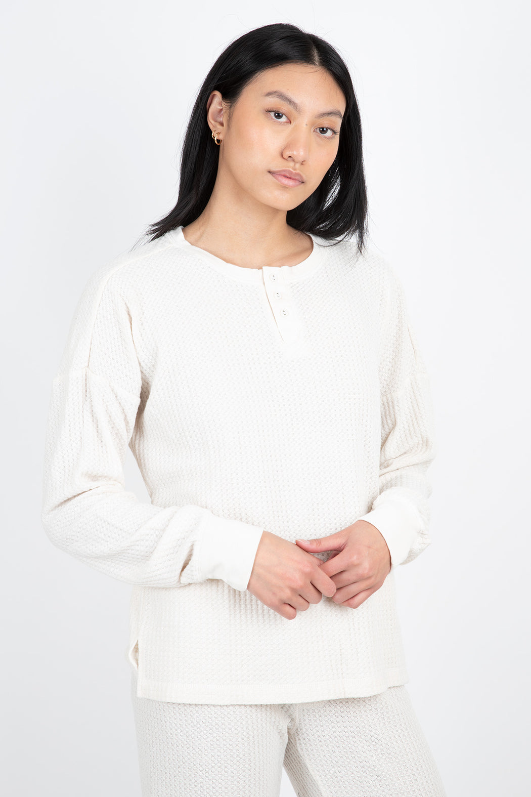 PJ-Salvage-Cozy-Items-Long-Sleeve-Top-Stone