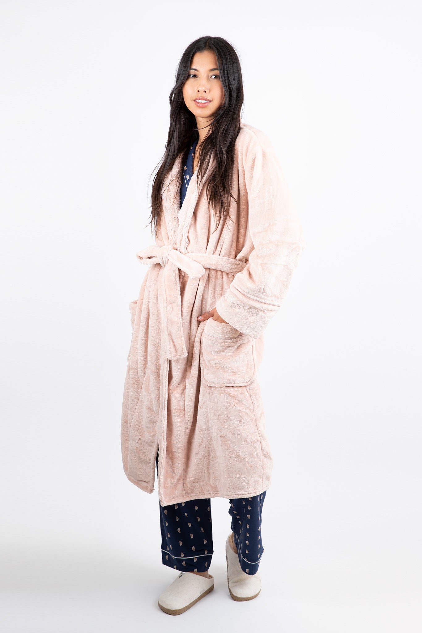 PJ-Salvage-Luxe-Plush-Robe-Blush