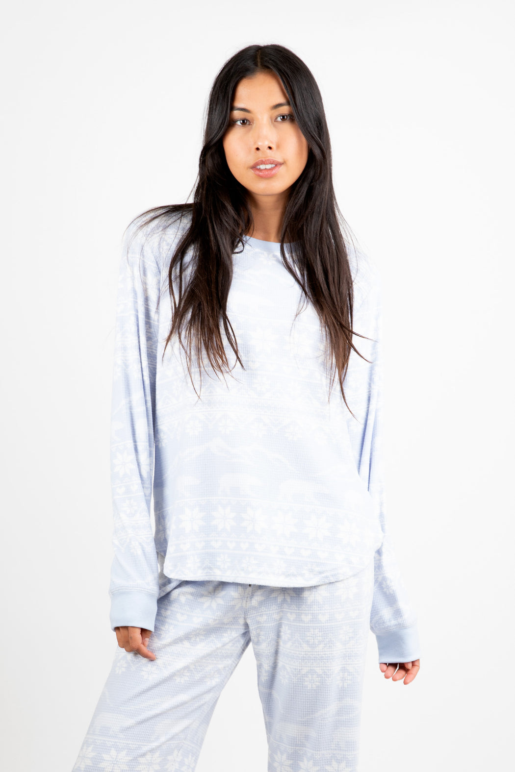 PJ-Salvage-Too-Cool-For-School-Long-Sleeve-Top-Ice-Blue