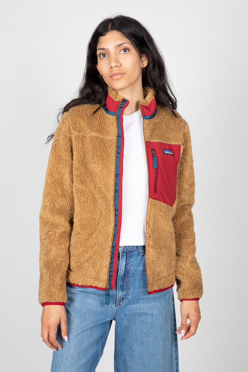 Patagonia-Classic-Retro-X-Fleece-Jacket-Nest-Brown-with-Wax-Red