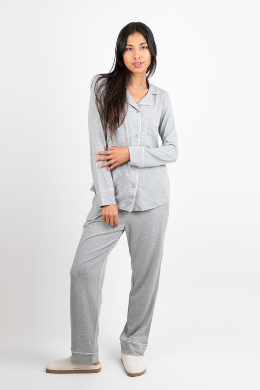 The-Cats-Pajamas-Classic-Pima-Knit-Pajama-Heather-Grey
