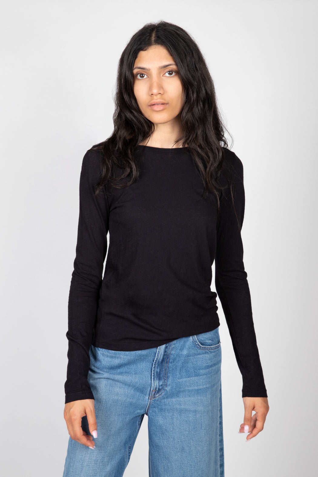 Velvet-Lizzie-Original-Slub-Long-Sleeve-Tee-Black