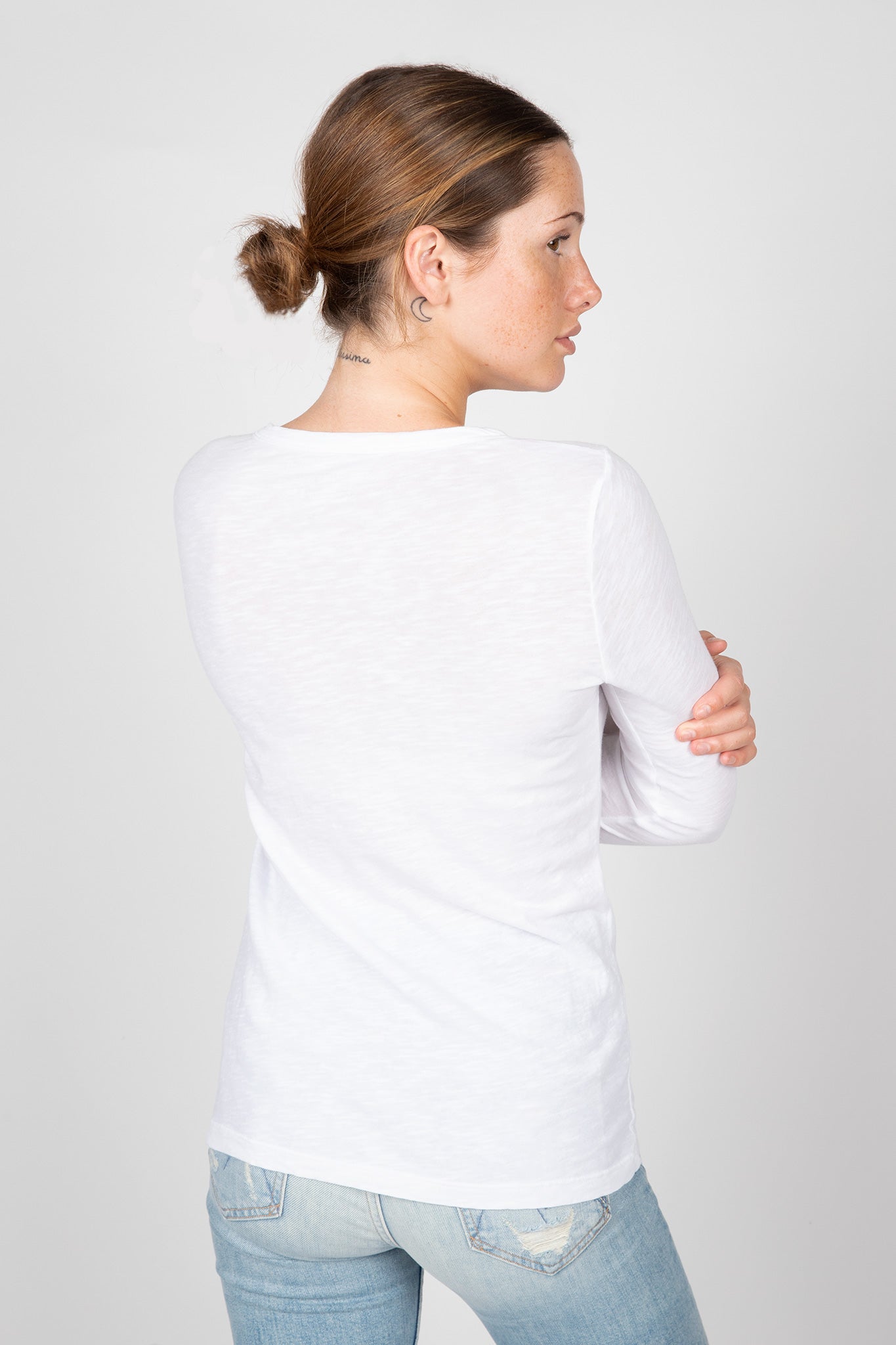 Lizzie Original Slub Long Sleeve Tee T-Shirts Velvet   