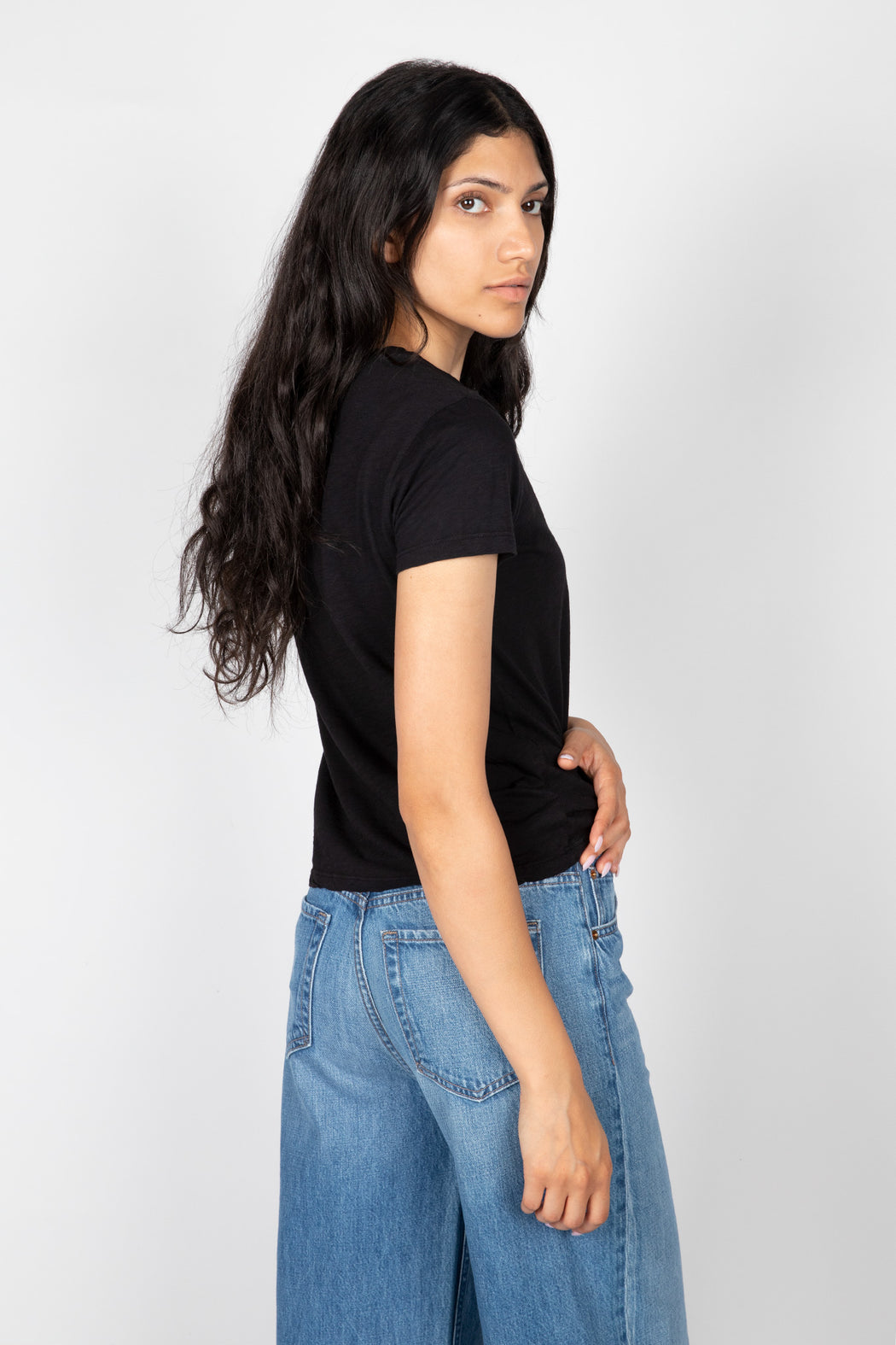 Velvet-Sierra-Crew-Neck-Tee-Black