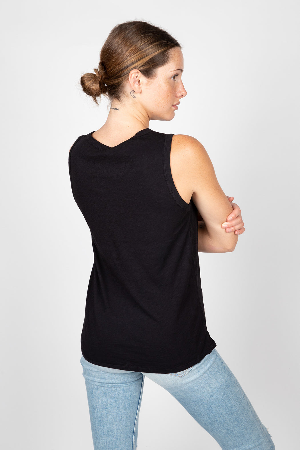 Velvet-Taurus-Cotton-Slub-Tank-Black