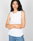 Velvet-Taurus-Cotton-Slub-Tank-White